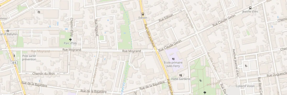 Plan du 2B Rue Moyrand à Grenoble