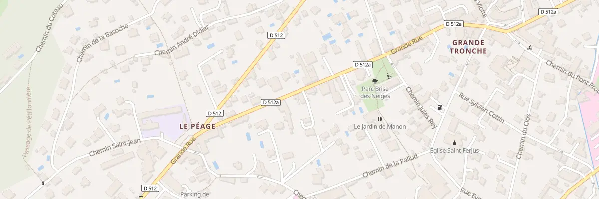 Plan du 75B Grande Rue à La Tronche