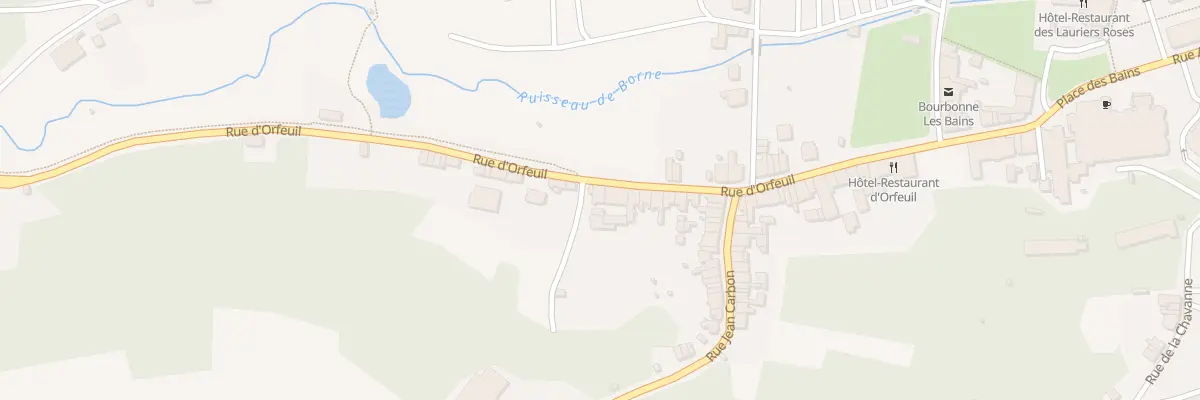 Plan du 79 Rue d’Orfeuil à Bourbonne-les-Bains
