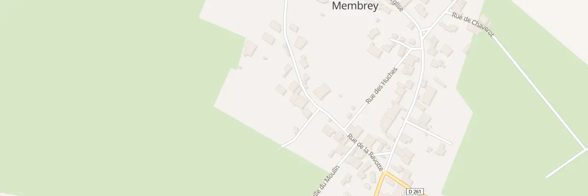 Plan du 13 Rue de la Ravotte à Membrey