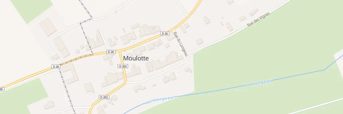 Plan du 19 Rue du Longeau à Moulotte