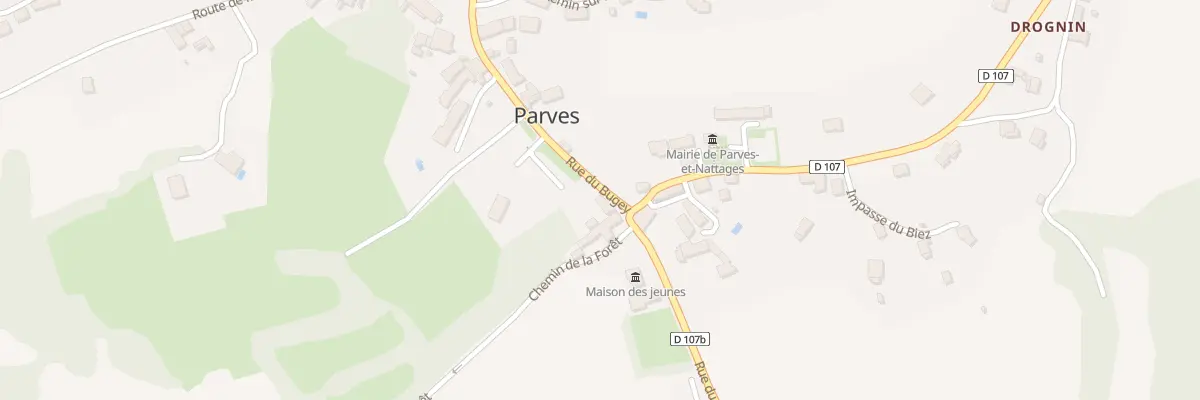 Plan du 294 Rue du Bugey à Parves et Nattages