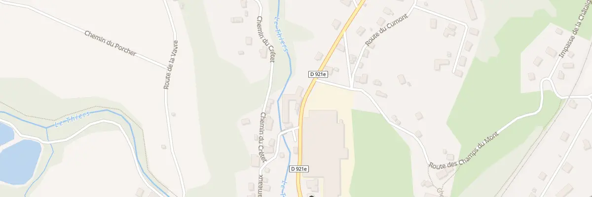 Plan du 675 Rte du Lac à La Bridoire