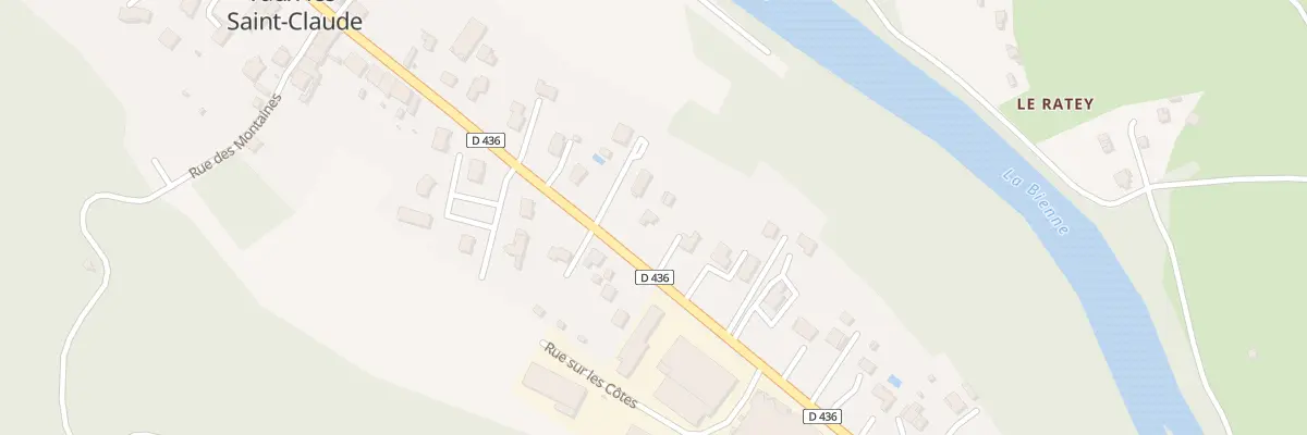Plan du 1127 Rte de la Vallée à Vaux-lès-Saint-Claude