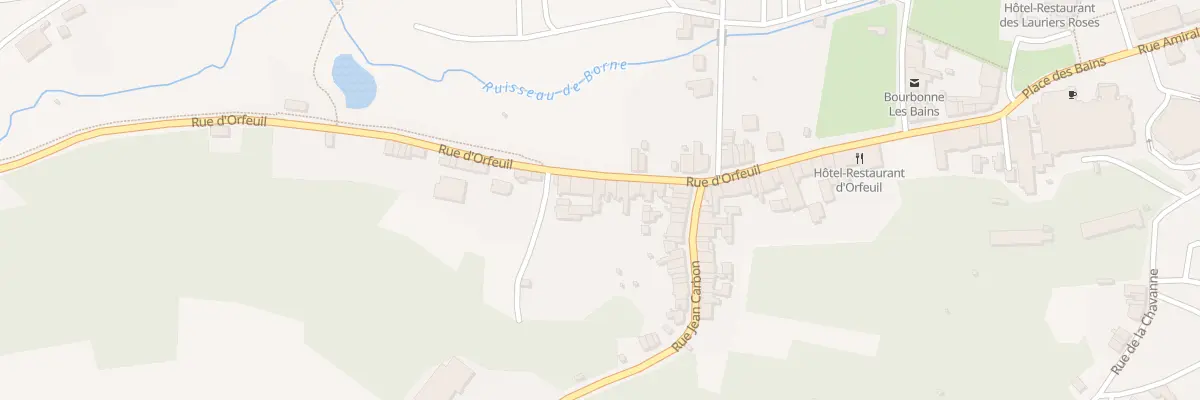 Plan du 73 Rue d’Orfeuil à Bourbonne-les-Bains