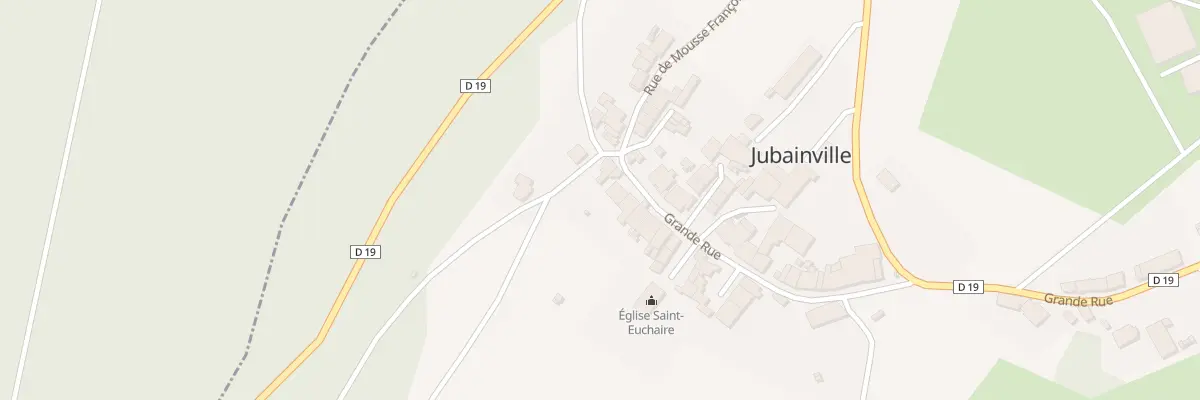 Plan du 25 Gr Grande Rue à Jubainville