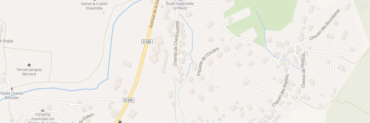 Plan du 6021 Che de Chartrousette à Saint-Laurent-du-Pont