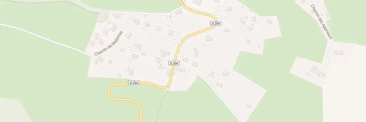 Plan du 217 Che du Ser Bertras à Mens