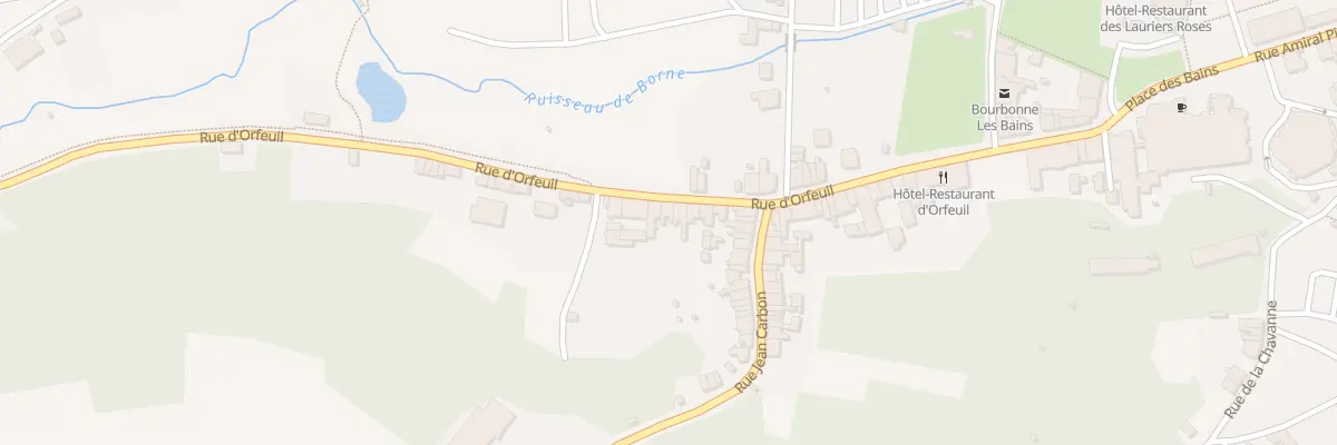 Plan du 71 Rue d’Orfeuil à Bourbonne-les-Bains