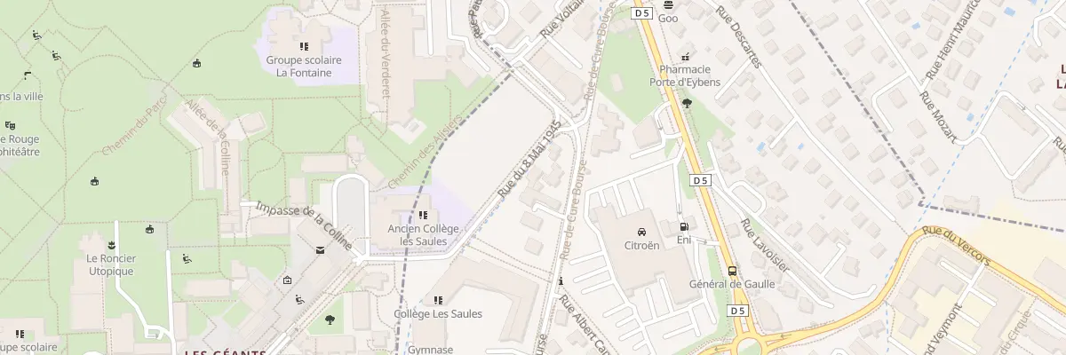 Plan du 7 Rue du 8 Mai 1945 à Eybens