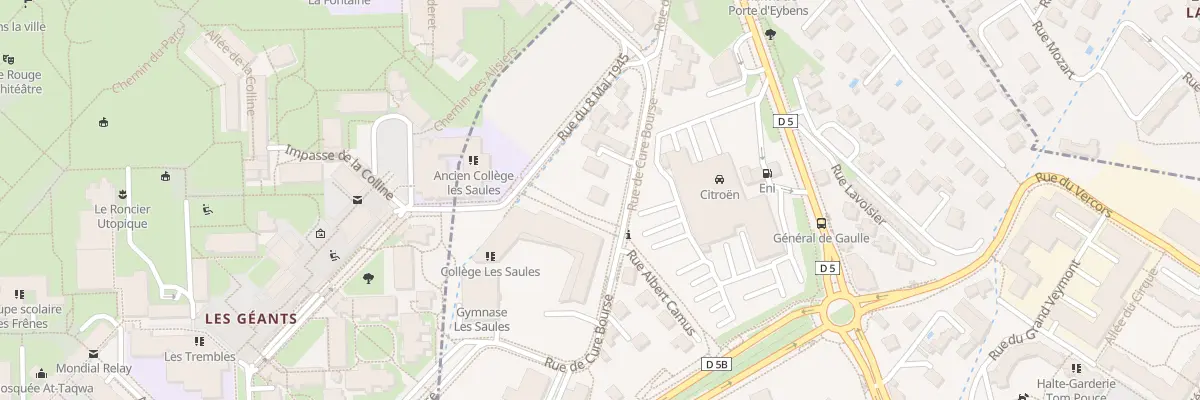 Plan du 24 Rue de Cure Bourse à Eybens