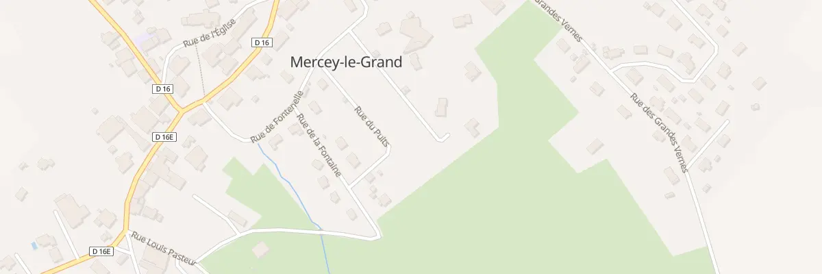 Plan du 11 Rue du Puits à Mercey-le-Grand