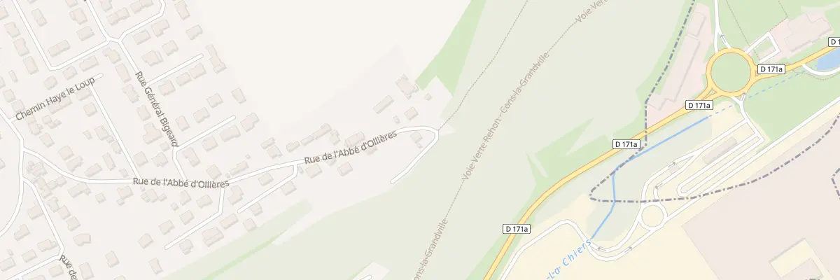 Plan du 72 Rue de l’Abbe d’Ollieres à Lexy