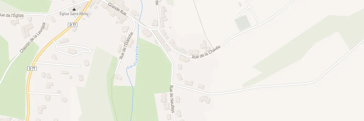 Plan du 116 Rue de la Chavée à Neufchâteau