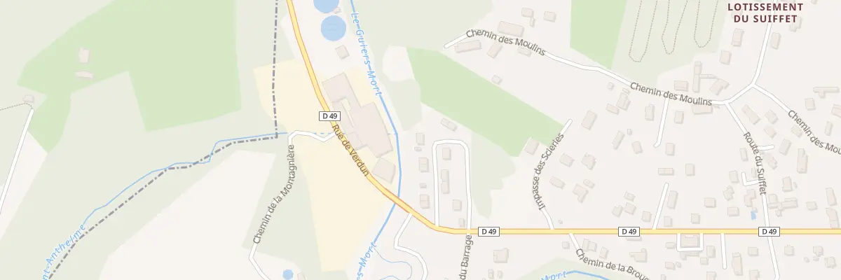 Plan du 5137 Rue de Verdun à Entre-deux-Guiers