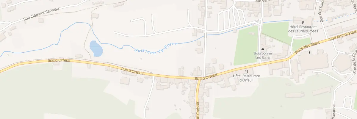 Plan du 34 Rue d’Orfeuil à Bourbonne-les-Bains