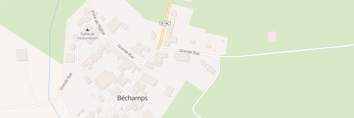 Plan du 17 Gr Grande Rue à Béchamps