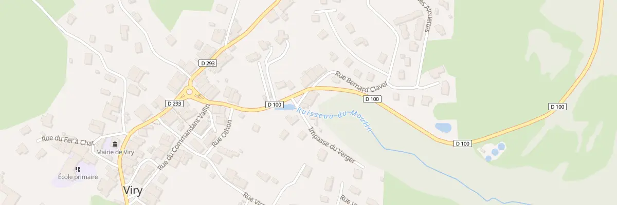 Plan du 24 Rte de Molinges à Viry