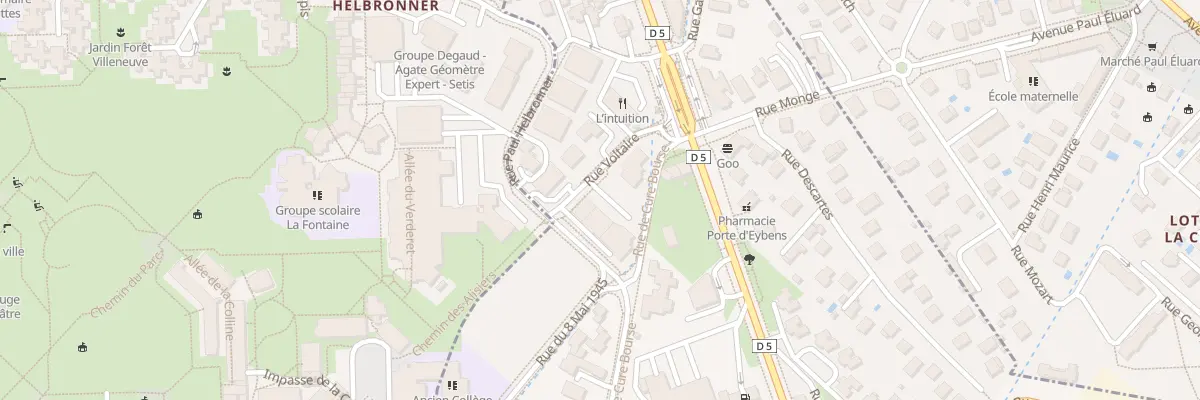 Plan du 21 Rue Paul Helbronner à Eybens