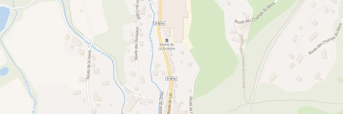 Plan du 456 Rte du Lac à La Bridoire