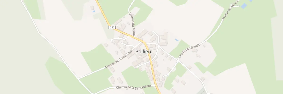 Plan du 5022 Pollieu à Pollieu