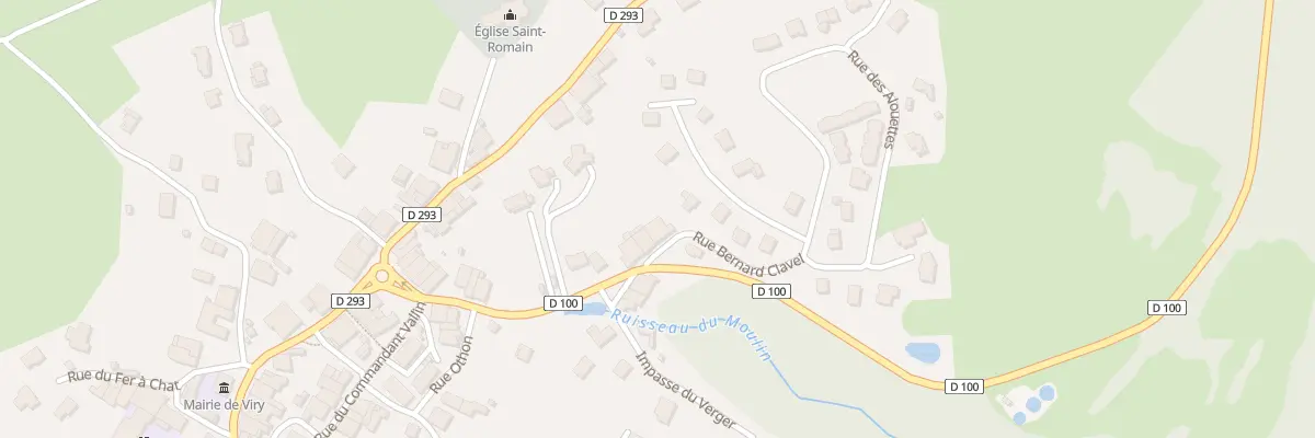 Plan du 5 Rue Bernard Clavel à Viry