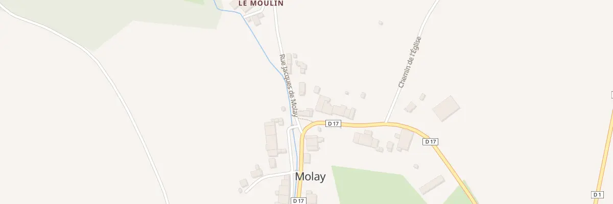 Plan du 1 Pl du Docteur Valnet à Molay