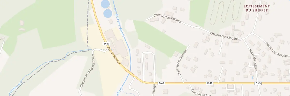 Plan du 5136 Rue de Verdun à Entre-deux-Guiers