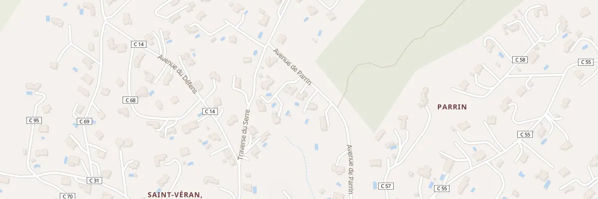 Plan du 17B Av de Parrin à Pierrevert