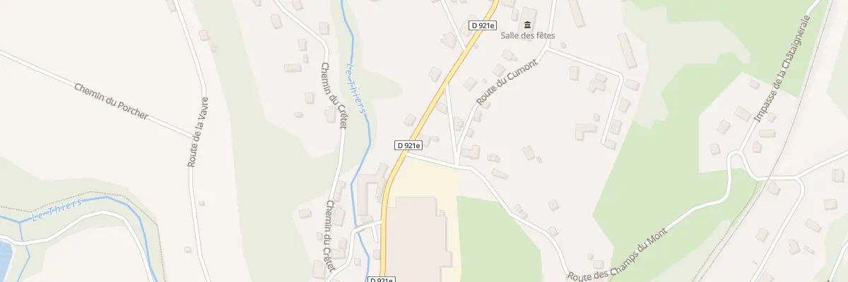 Plan du 744 Rte du Lac à La Bridoire