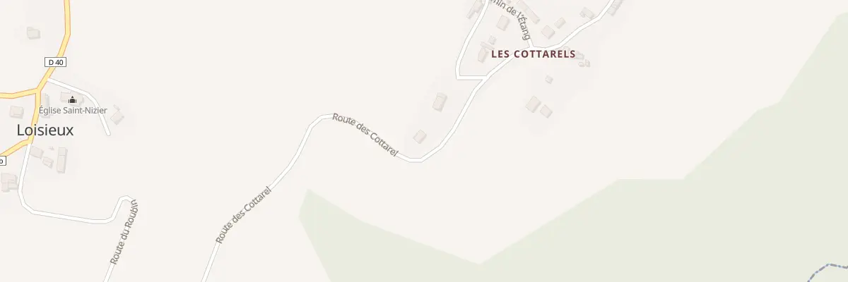 Plan du 505 Rte des Cottarel à Loisieux