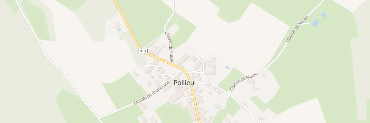 Plan du 5103 Pollieu à Pollieu