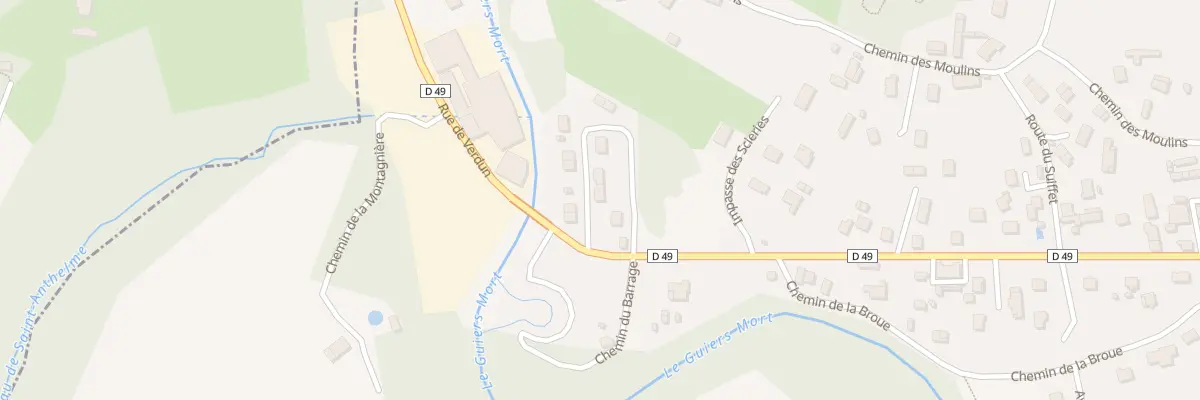 Plan du 5132 Rue de Verdun à Entre-deux-Guiers