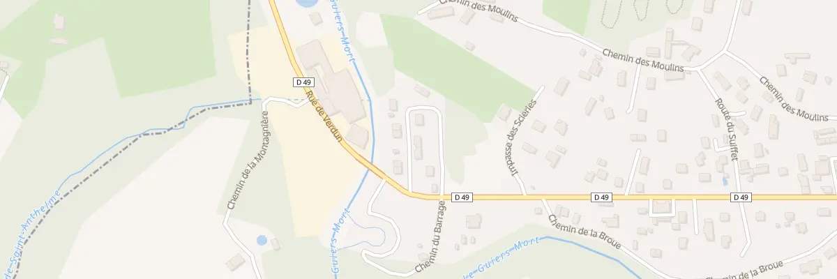 Plan du 5133 Rue de Verdun à Entre-deux-Guiers