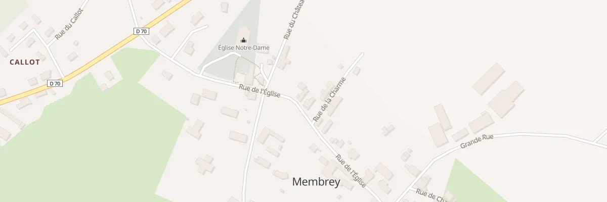 Plan du 16 Rue de l’Eglise à Membrey