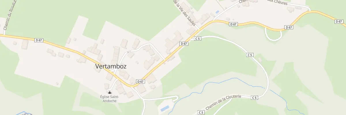 Plan du 570 Rue des Fontaines à Vertamboz