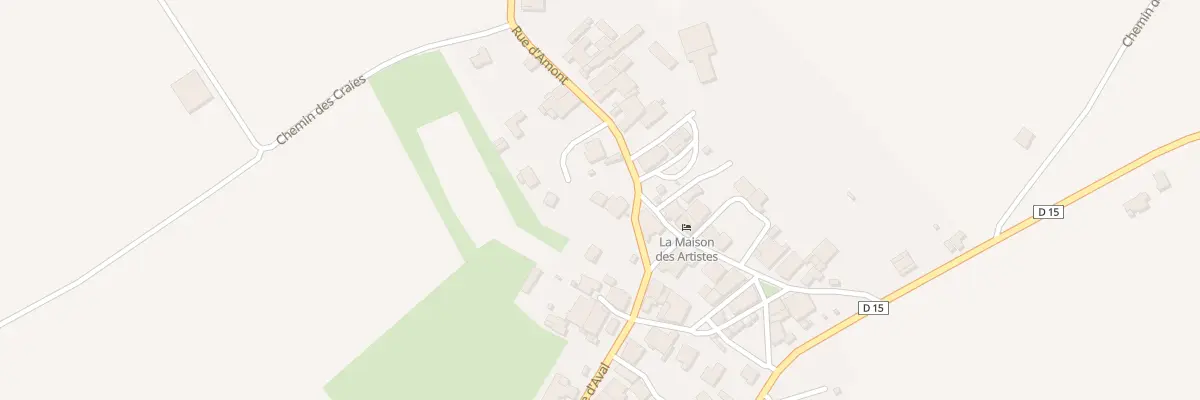 Plan du 1 Rue d’Amont à Chenevrey-et-Morogne