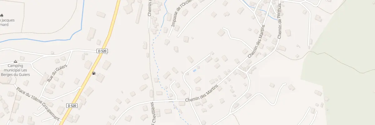 Plan du 681 Che des Martins à Saint-Laurent-du-Pont