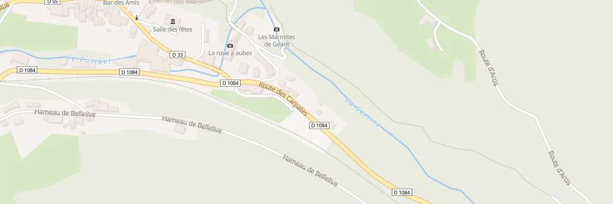 Plan du 134 Rte des Carpates à Saint-Germain-de-Joux