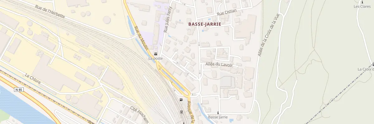 Plan du 38 Av Georges Clémenceau à Jarrie