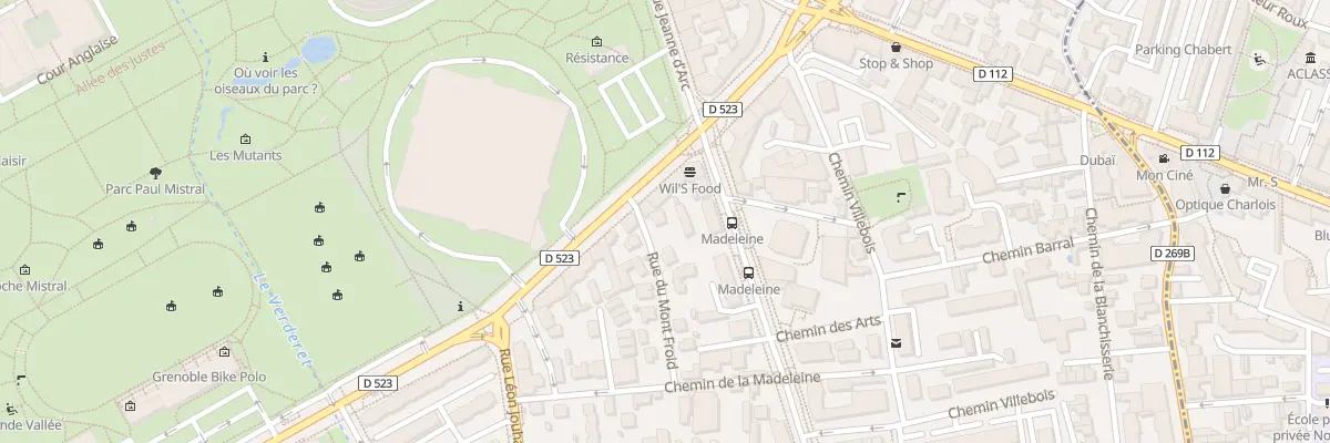 Plan du 1 Rue du Mont Froid à Grenoble