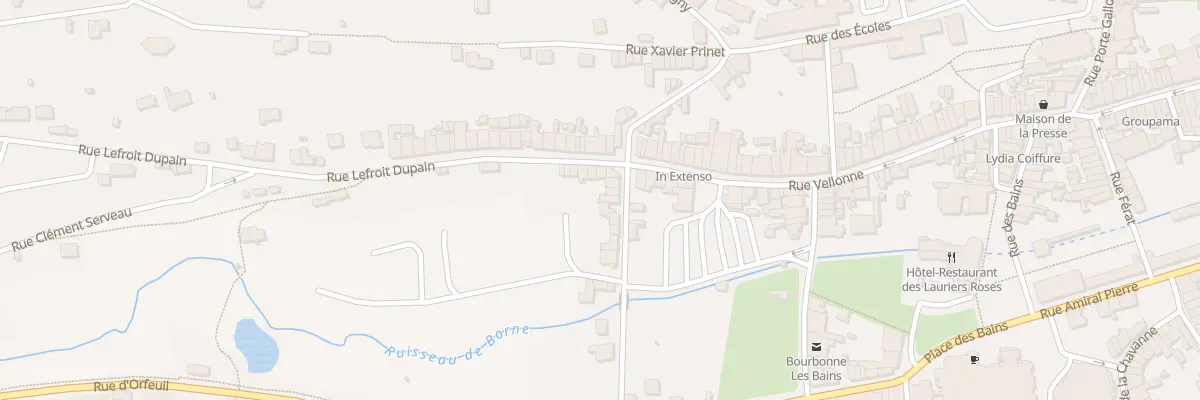 Plan du 24 Rue de l’Hôtel Dieu à Bourbonne-les-Bains
