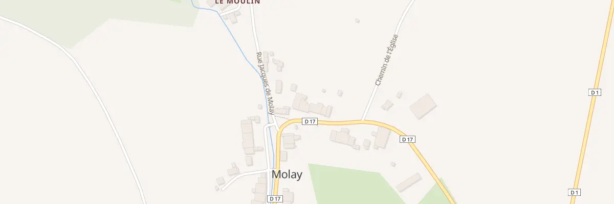 Plan du 8 Rue du Cornot à Molay