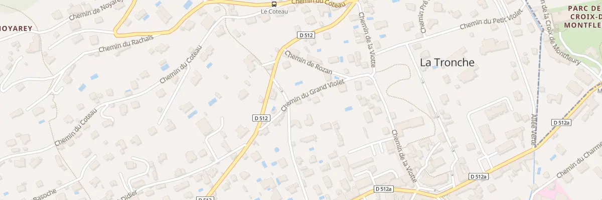 Plan du 5 Rue Henri Fracy à La Tronche