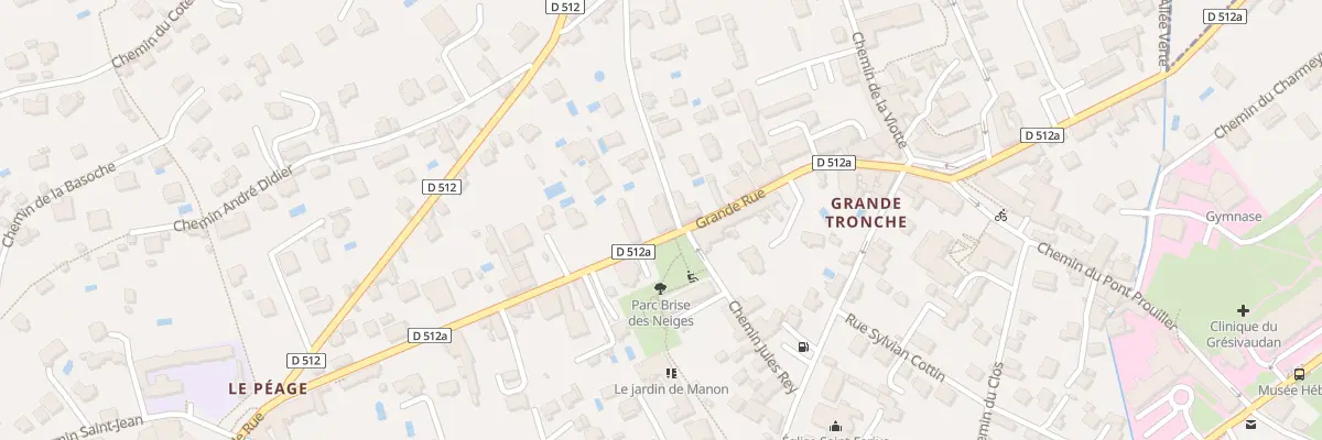 Plan du 46 Gr Grande Rue à La Tronche