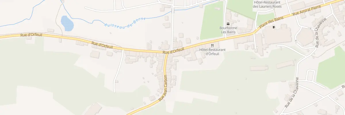 Plan du 59 Rue d’Orfeuil à Bourbonne-les-Bains