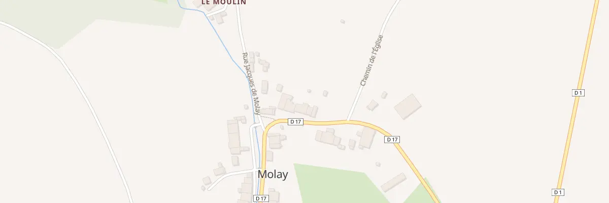 Plan du 6 Rue du Cornot à Molay