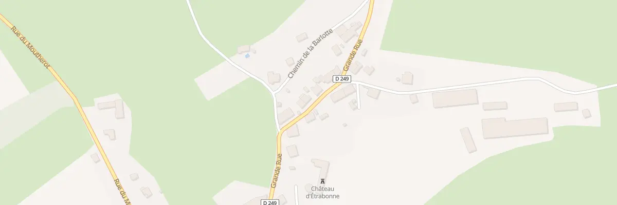 Plan du 12 Rue Grande Rue à Étrabonne