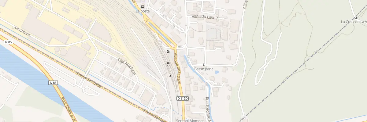 Plan du 200 Pl de la Gare à Jarrie
