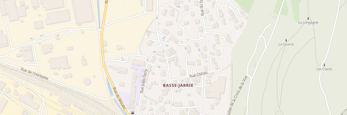 Plan du 258 Rue Benoît Duperrier à Jarrie